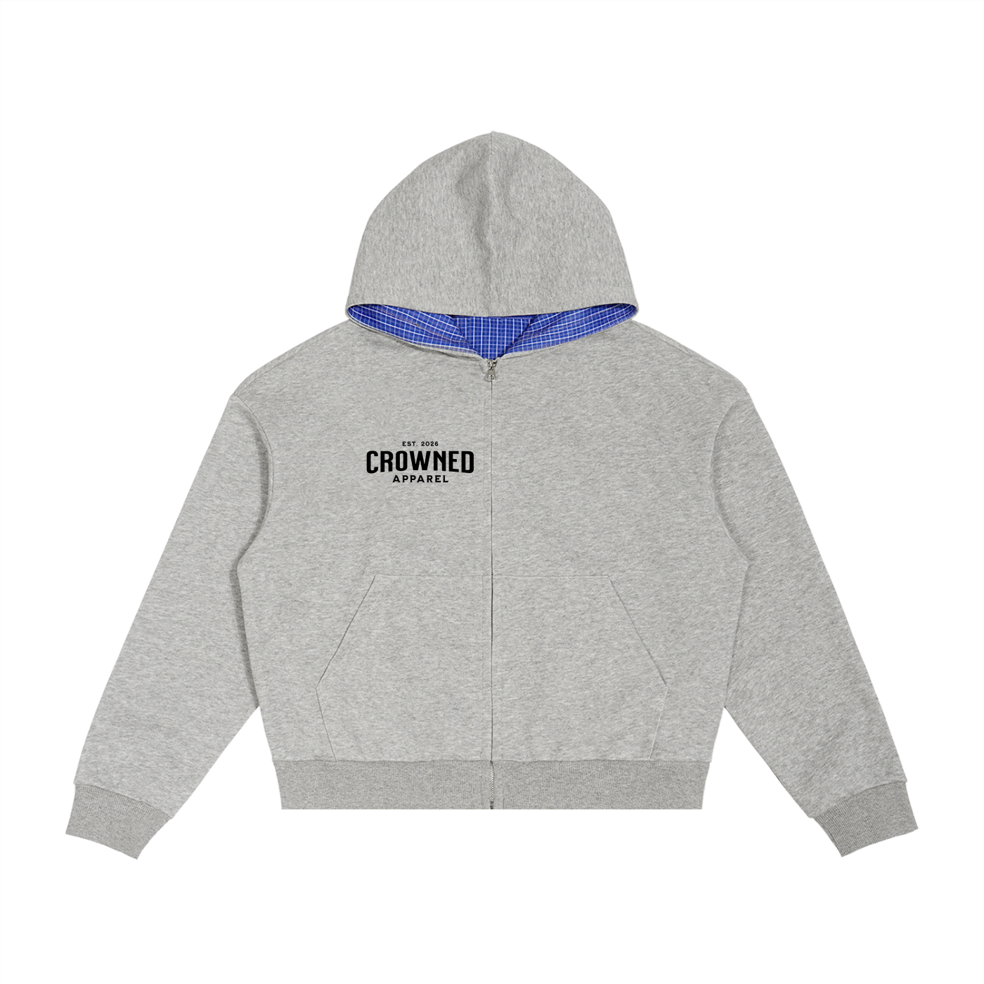Crowned Apparel - Zip-Up Hoodie