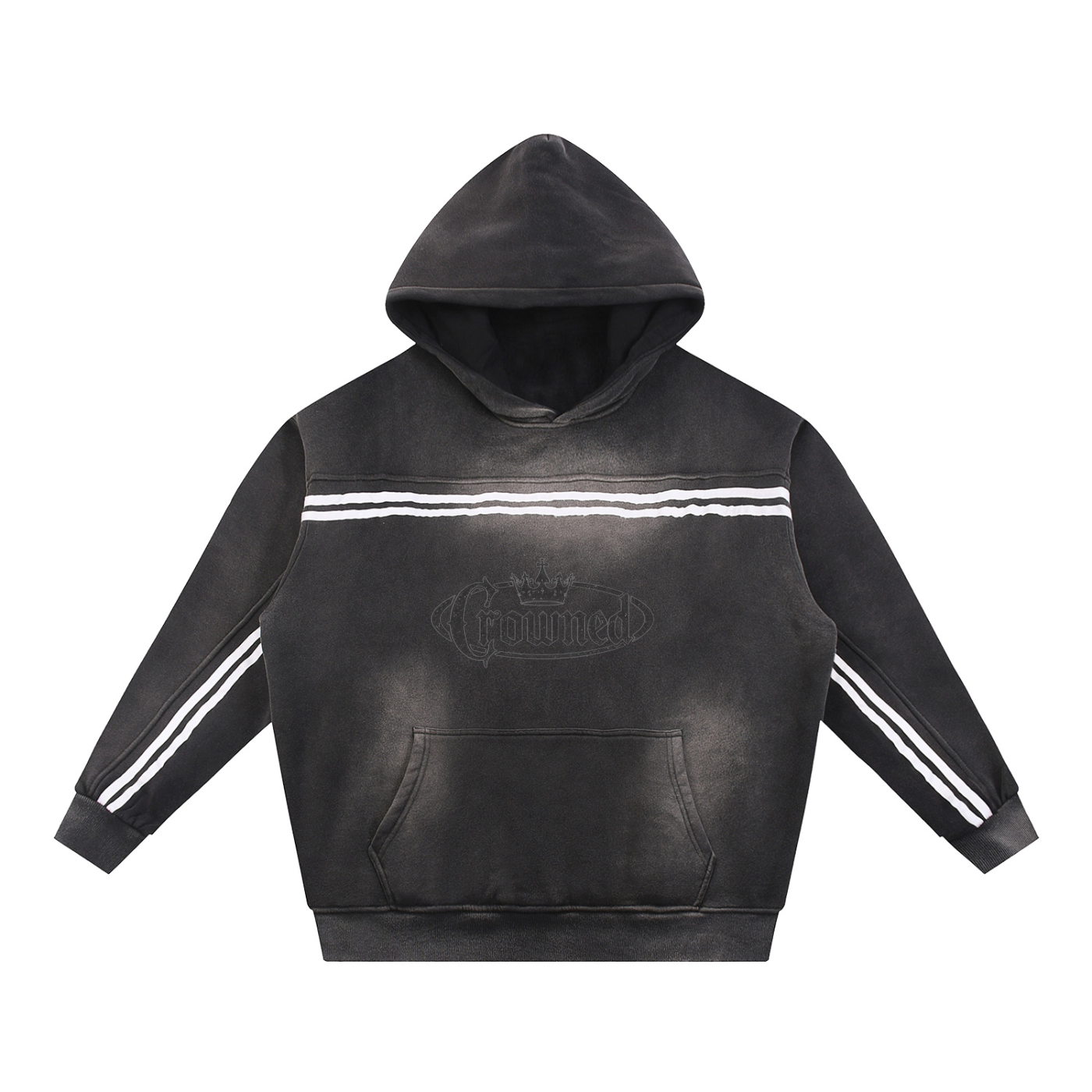 Crowned - Taped Fleece Hoodie
