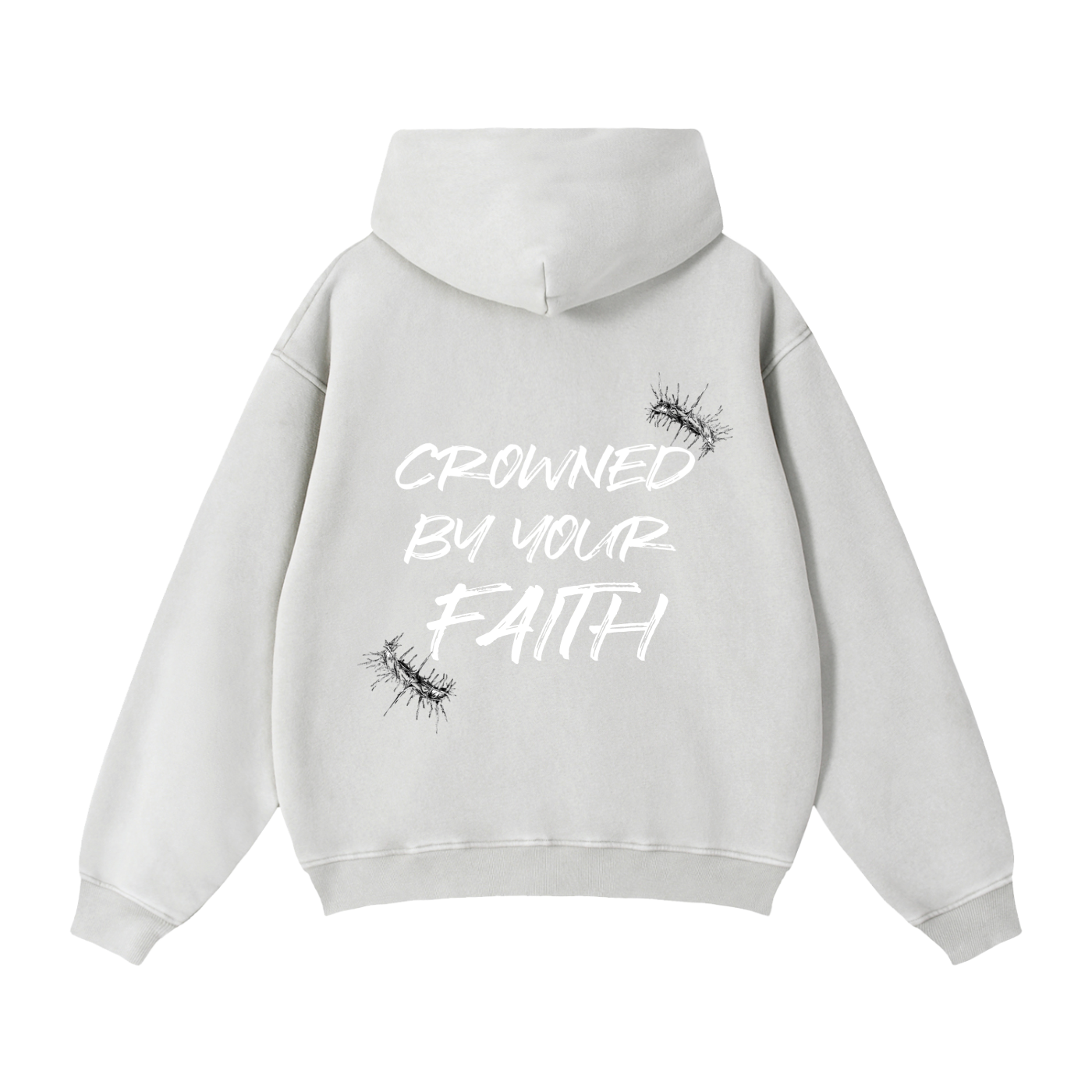 Crowned - "Crowned By Your Faith" Double Zipper Zip-Up Hoodie