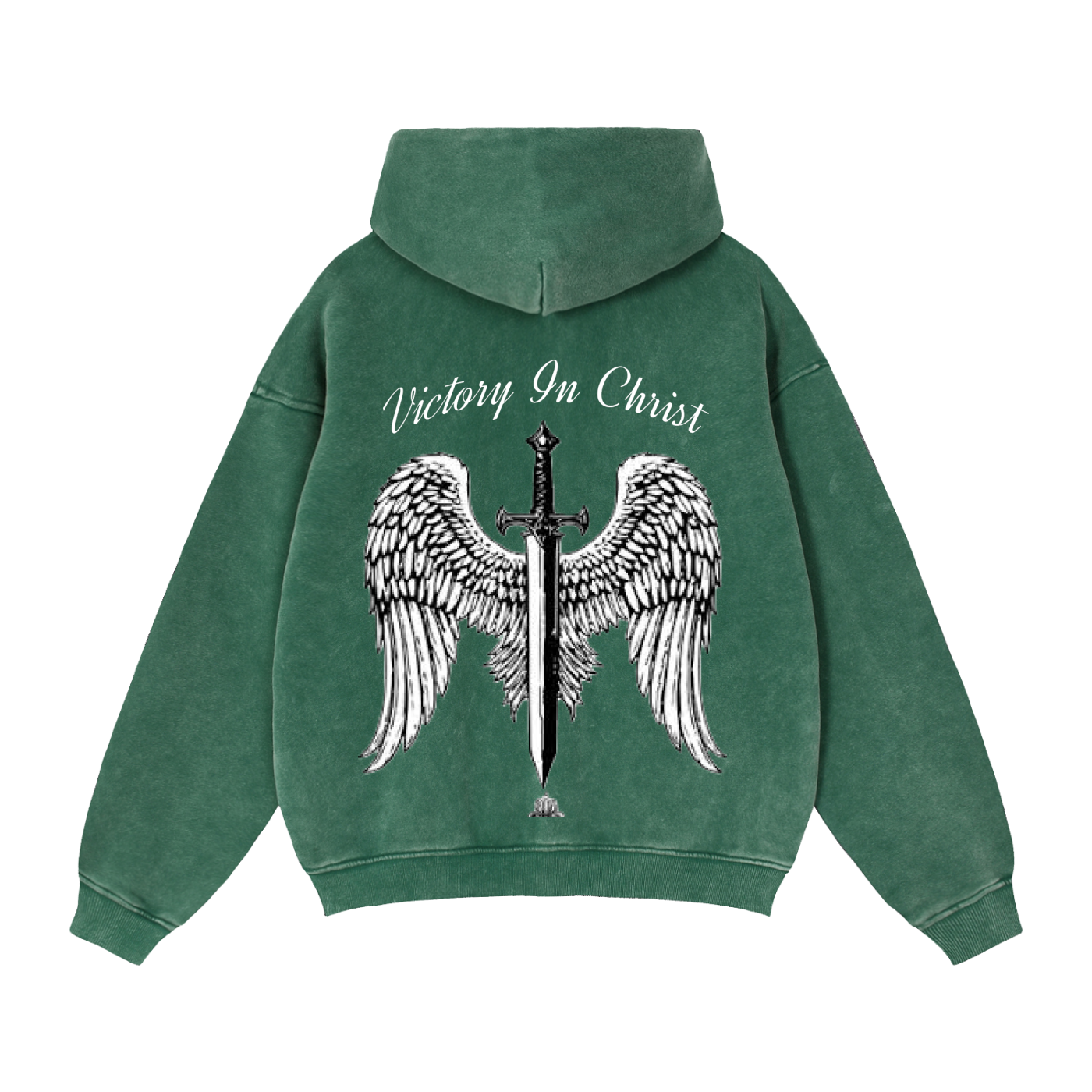 Crowned - "Victory in Christ" - Zip-Up Hoodie