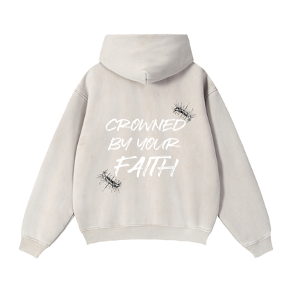 Crowned - "Crowned By Your Faith" Double Zipper Zip-Up Hoodie