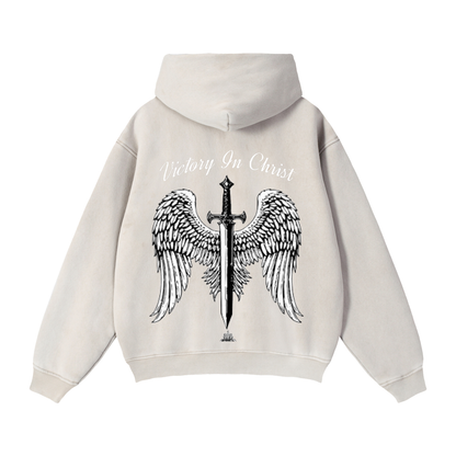 Crowned - "Victory in Christ" - Zip-Up Hoodie