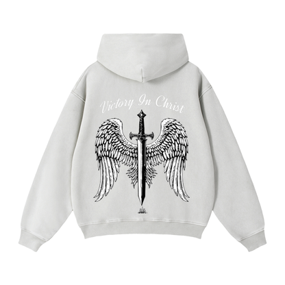 Crowned - "Victory in Christ" - Zip-Up Hoodie