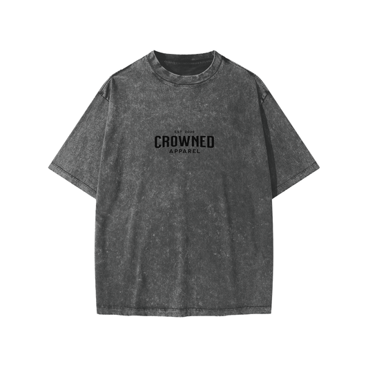 Crowned Apparel - Boy's Washed T-Shirt