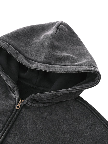 Crowned - "Victory in Christ" - Zip-Up Hoodie