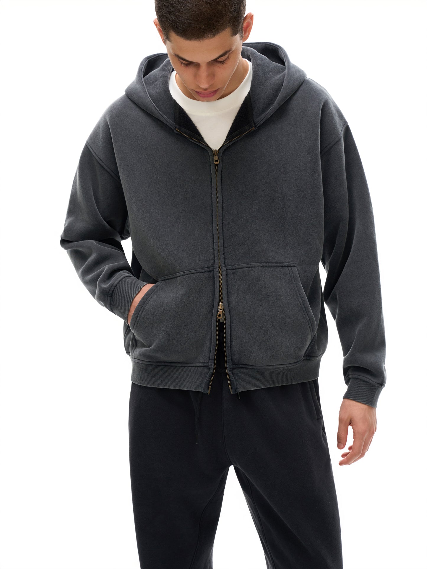 Crowned - "Victory in Christ" - Zip-Up Hoodie