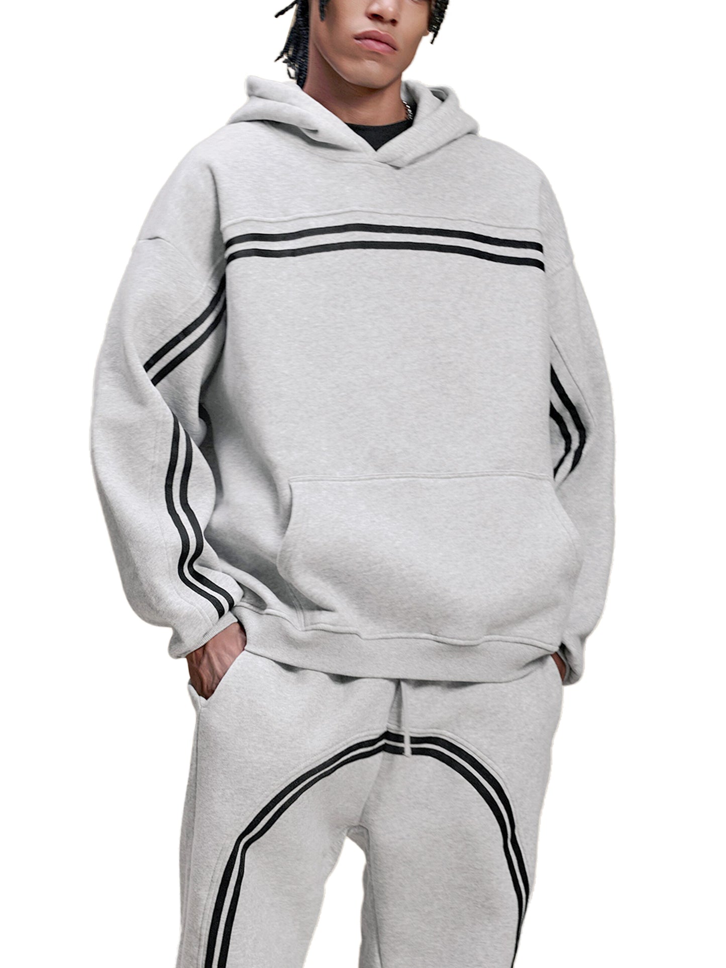 Crowned - Taped Fleece Hoodie