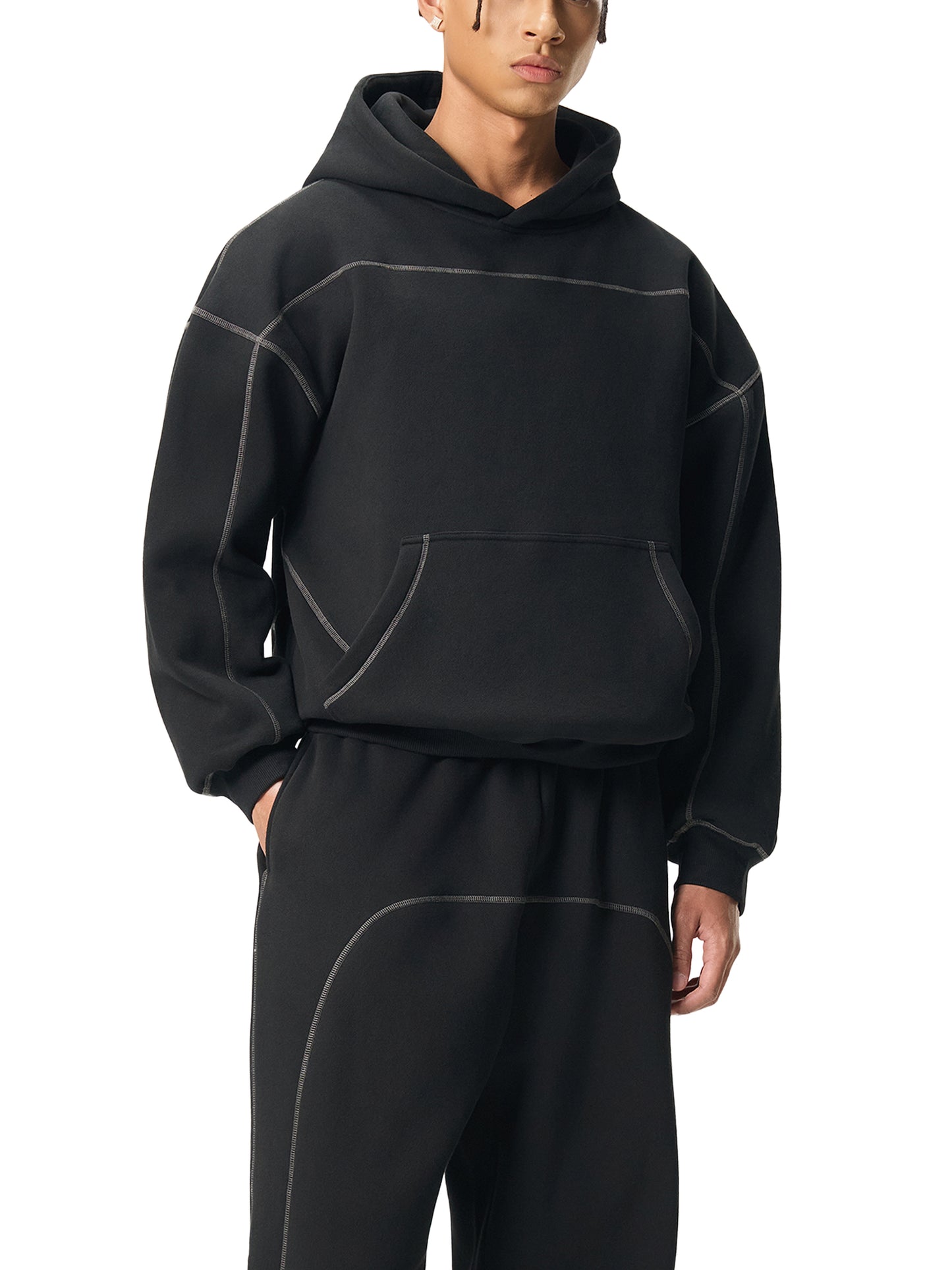 Crowned - "Keep the Faith" Boxy Fleece Hoodie