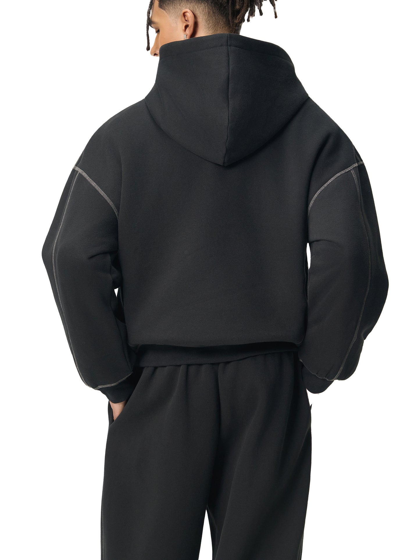 Crowned - "Keep the Faith" Boxy Fleece Hoodie