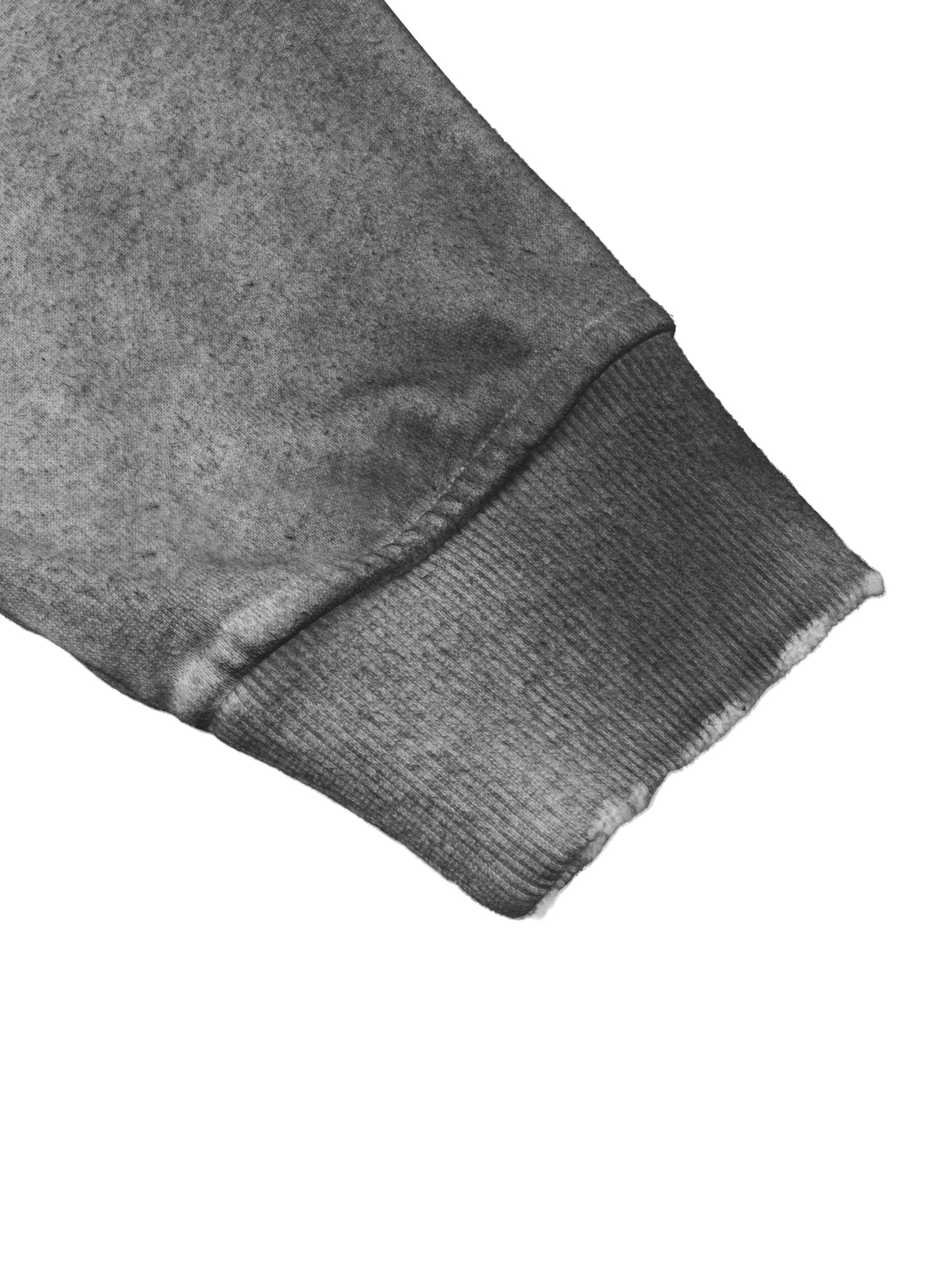 Crowned Apparel - Faded frayed zip-up hoodie